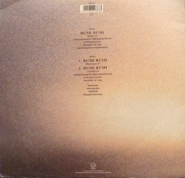Paula Abdul - Rush Rush - Used Vinyl Record 12" image 5