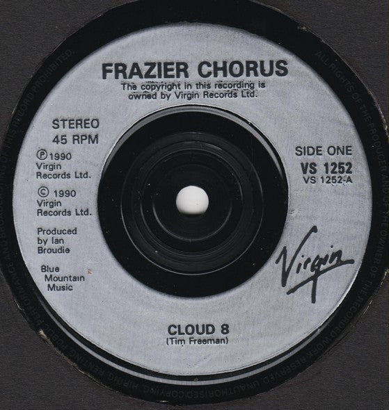 Frazier Chorus - Cloud 8 - Used Vinyl Record 7" image 7