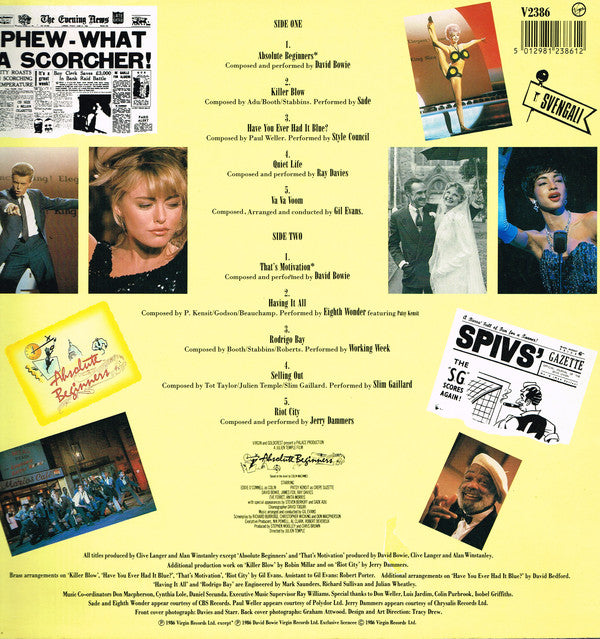 Various - Absolute Beginners (Bande Originale Du Film) Songs From The O image 2