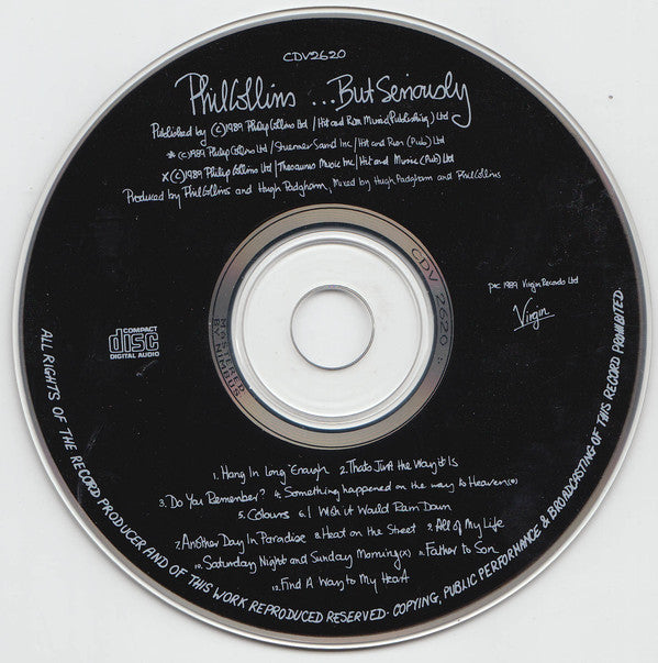 Phil Collins - ...But Seriously - Used CD image 8