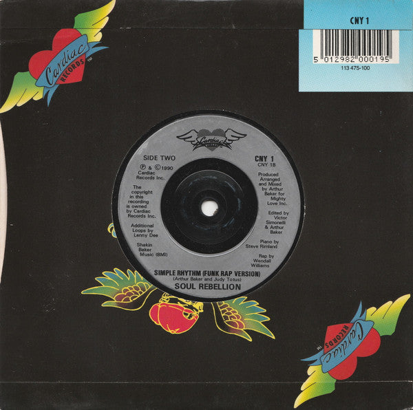 Soul Rebellion - Simple Rhythm - Used Vinyl Record 7" image 2