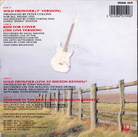 Gary Moore - Wild Frontier - Used Vinyl Record 7" image 2