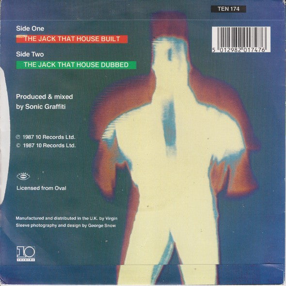 Jack 'N' Chill - Jack That House Built - Used Vinyl Record 7" image 2