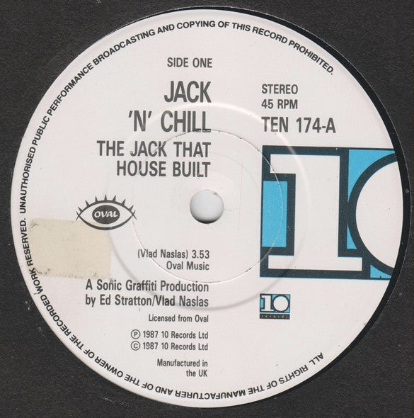 Jack 'N' Chill - Jack That House Built - Used Vinyl Record 7" image 7