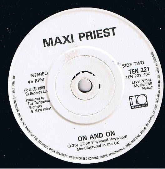 Maxi Priest - Wild World - Used Vinyl Record 7" image 8