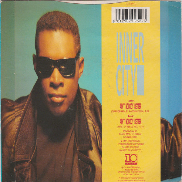 Inner City - Ain't Nobody Better - Used Vinyl Record 7" image 6