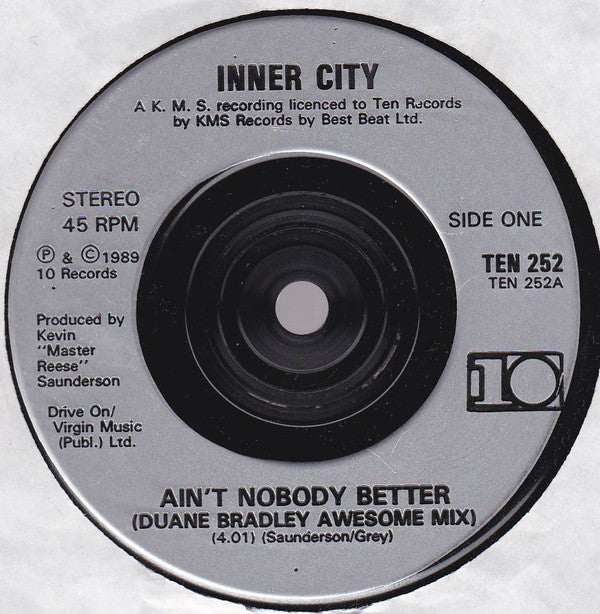 Inner City - Ain't Nobody Better - Used Vinyl Record 7" image 7