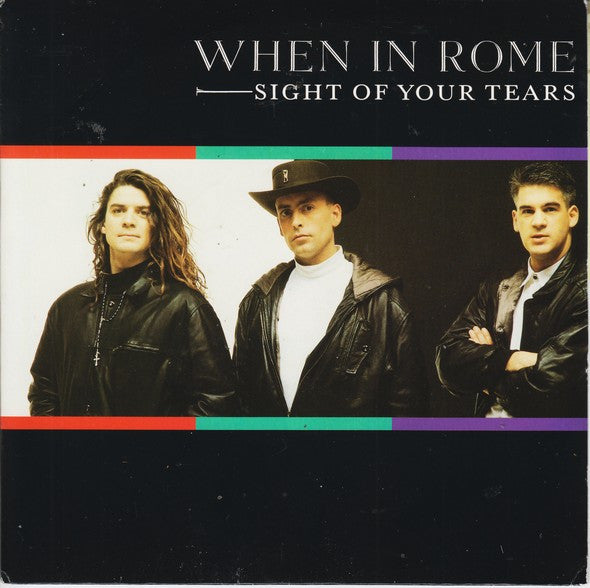 When In Rome - Sight Of Your Tears - Used Vinyl Record 7" image 1