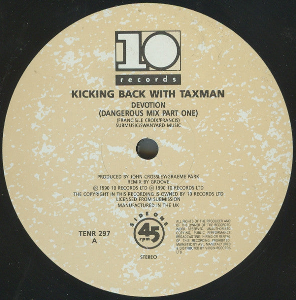 Kicking Back - Devotion (Remix) - Used Vinyl Record 12" image 3
