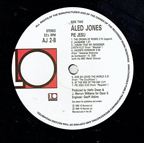 Aled Jones - Pie Jesu - Used Vinyl Record image 3