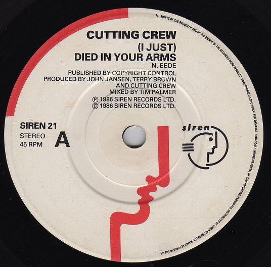 Cutting Crew - (I Just) Died In Your Arms / I've Been In Love Before image 3