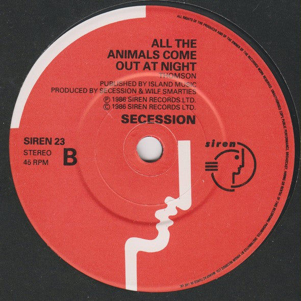 Secession - Michael - Used Vinyl Record 7" image 4