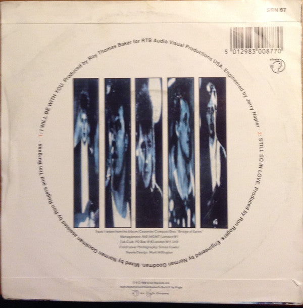 T'Pau - I Will Be With You - Used Vinyl Record 7" image 6