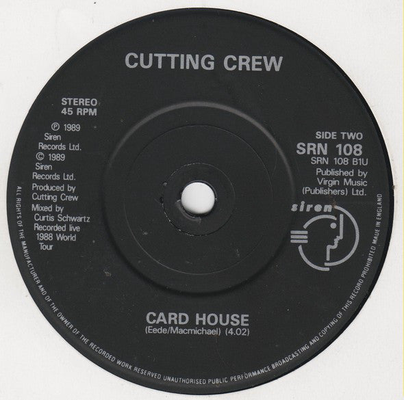 Cutting Crew - (Between A) Rock And A Hard Place - Used Vinyl Record image 4