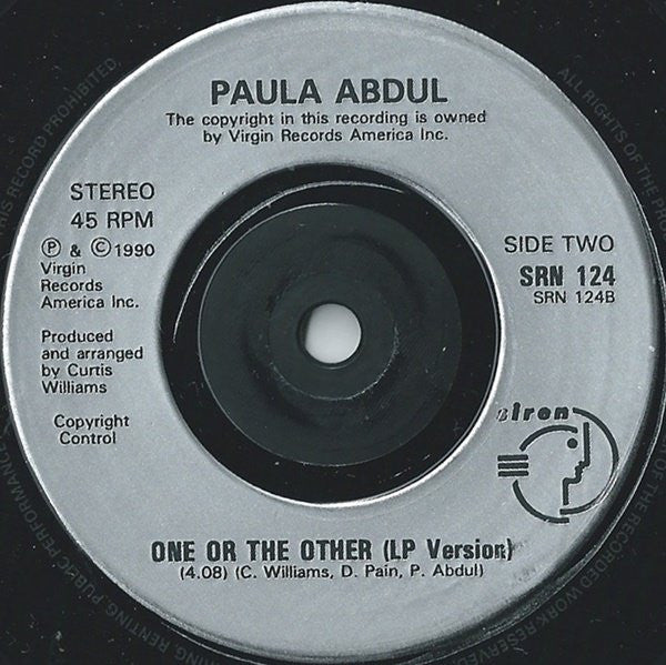 Paula Abdul - Opposites Attract - Used Vinyl Record 7" image 8