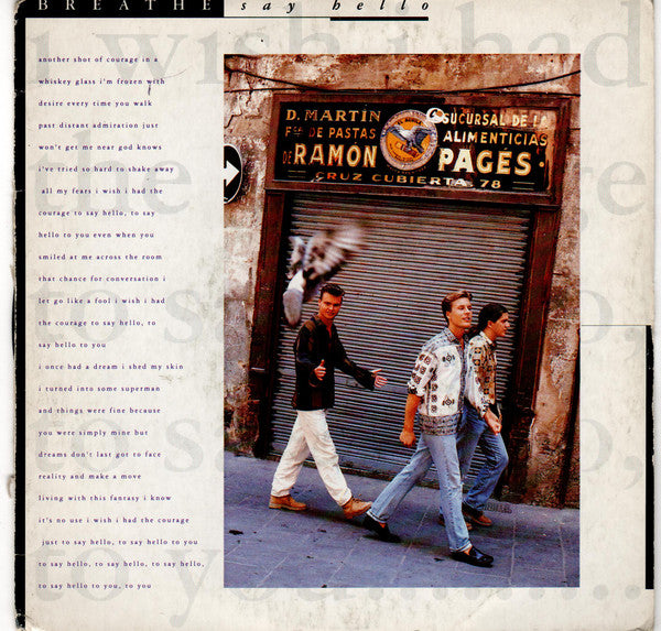 Breathe - Say Hello - Used Vinyl Record 7" image 5