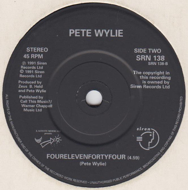 Pete Wylie - Sinful! (Scary Jiggin' With Doctor Love) - Used Vinyl Re image 4