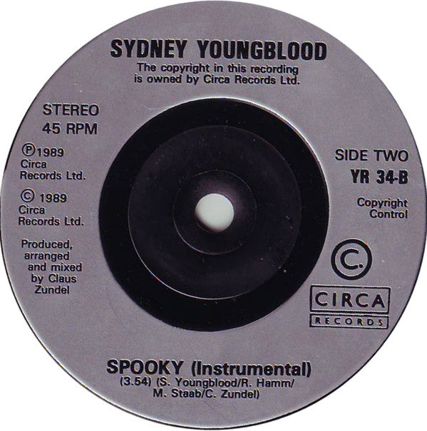 Sydney Youngblood - If Only I Could - Used Vinyl Record 7" image 4