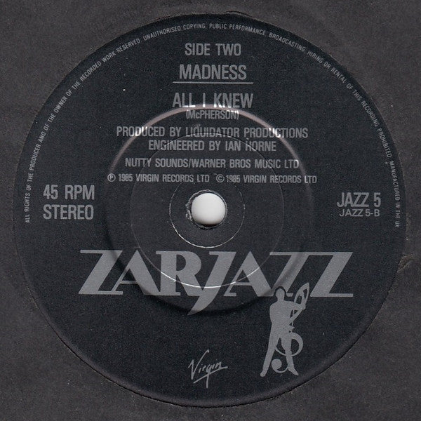 Madness - Yesterday's Men - Used Vinyl Record 7" image 8