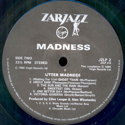 Madness - Utter - Used Vinyl Record image 3