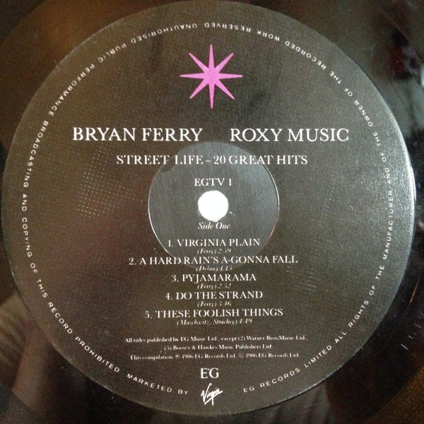 Roxy Music - Street Life - 20 Great Hits - Used Vinyl Record image 3