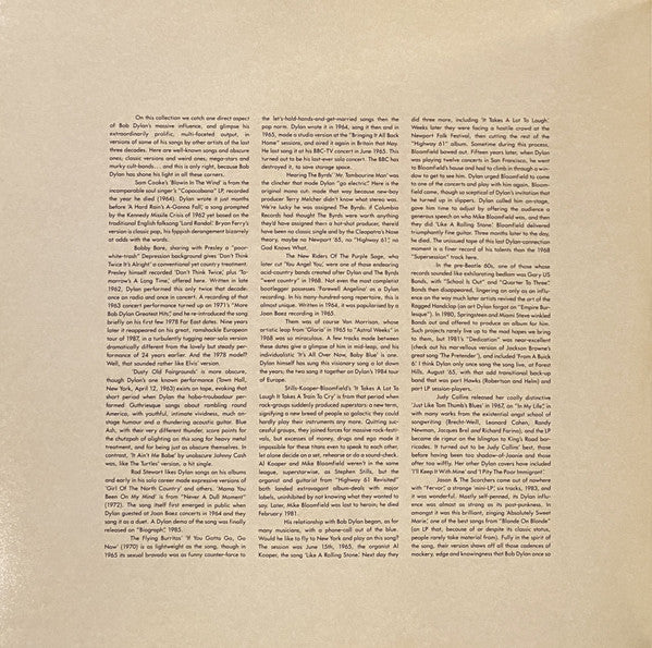 Various - Songs Of Bob Dylan - Used Vinyl Record image 2