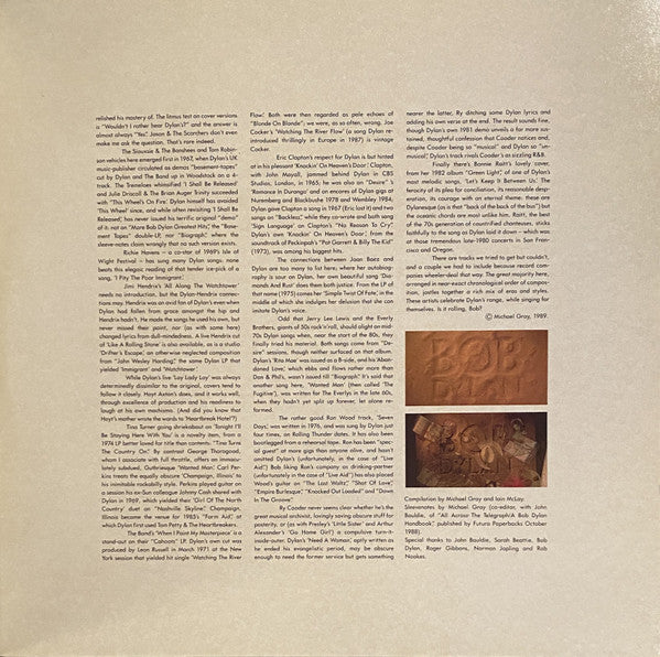 Various - Songs Of Bob Dylan - Used Vinyl Record image 3