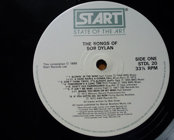 Various - Songs Of Bob Dylan - Used Vinyl Record image 5