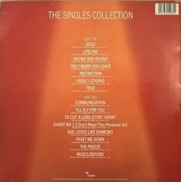 Spandau Ballet - Singles Collection - Used Vinyl Record image 2