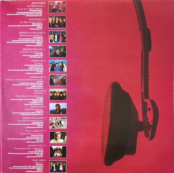 Various - Chart Show - Rock The Nation - Used Vinyl Record image 2