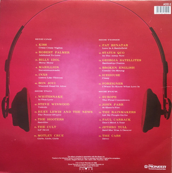 Various - Chart Show - Rock The Nation - Used Vinyl Record image 4