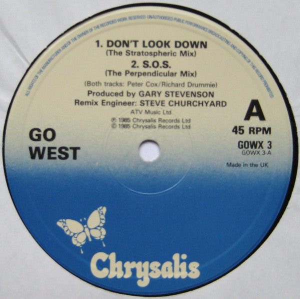 Go West - Don't Look Down (The Stratospheric Mix) - Used Vinyl Record image 10