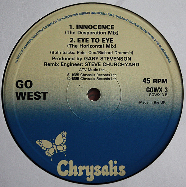 Go West - Don't Look Down (The Stratospheric Mix) - Used Vinyl Record image 4