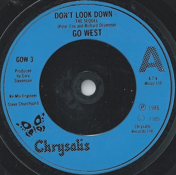 Go West - Don't Look Down (The Sequel) - Used Vinyl Record 7" image 5