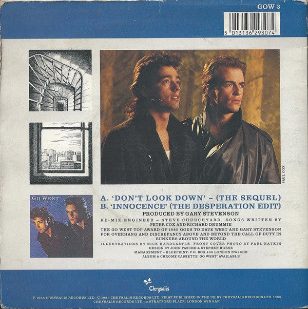 Go West - Don't Look Down (The Sequel) - Used Vinyl Record 7" image 9