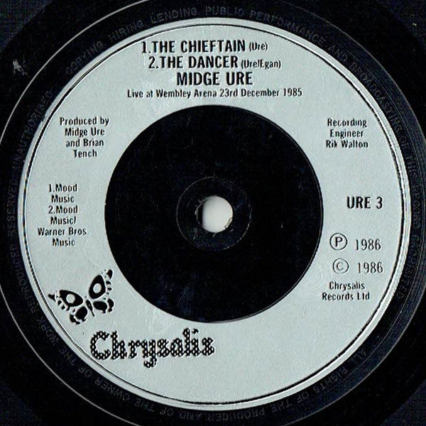 Midge Ure - Wastelands - Used Vinyl Record 7" image 8