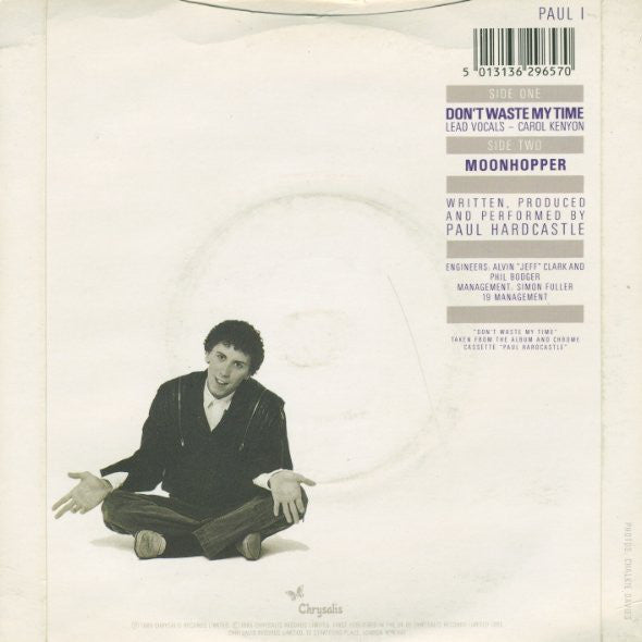 Paul Hardcastle - Don't Waste My Time - Used Vinyl Record 7" image 6