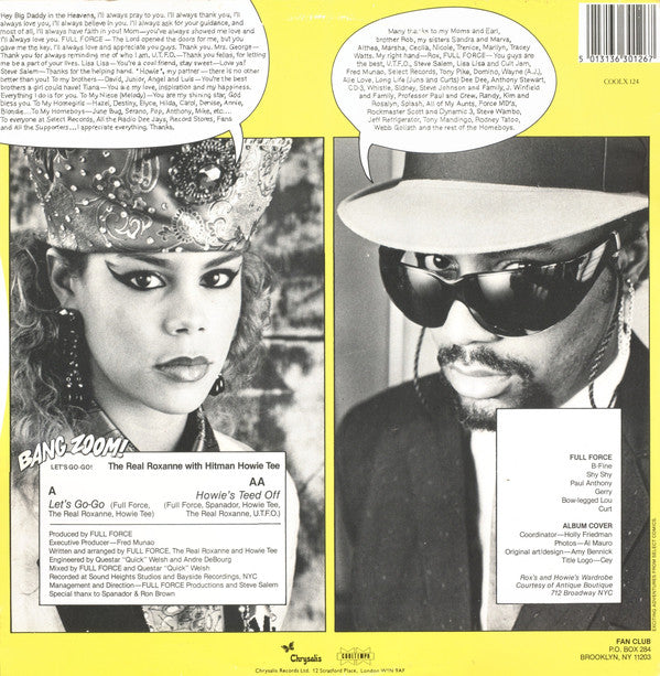 Real Roxanne - Bang Zoom! Let's Go Go! - Used Vinyl Record 12" image 2