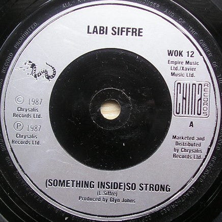 Labi Siffre - So Strong - Used Vinyl Record 7" image 7