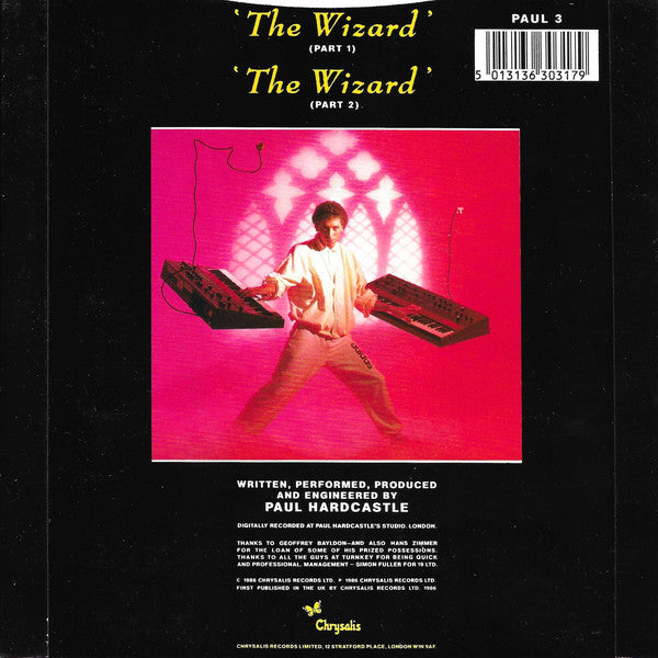 Paul Hardcastle - Wizard - Used Vinyl Record 7" image 2