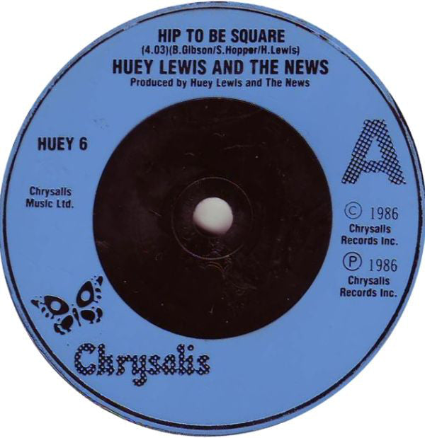 Huey Lewis & The New - Hip To Be Square - Used Vinyl Record 7" image 3