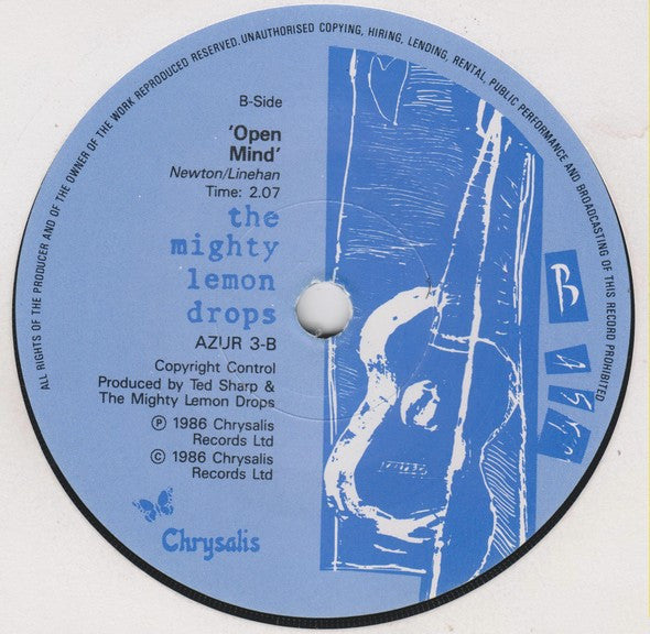 Mighty Lemon Drops - My Biggest Thrill - Used Vinyl Record 7" image 4