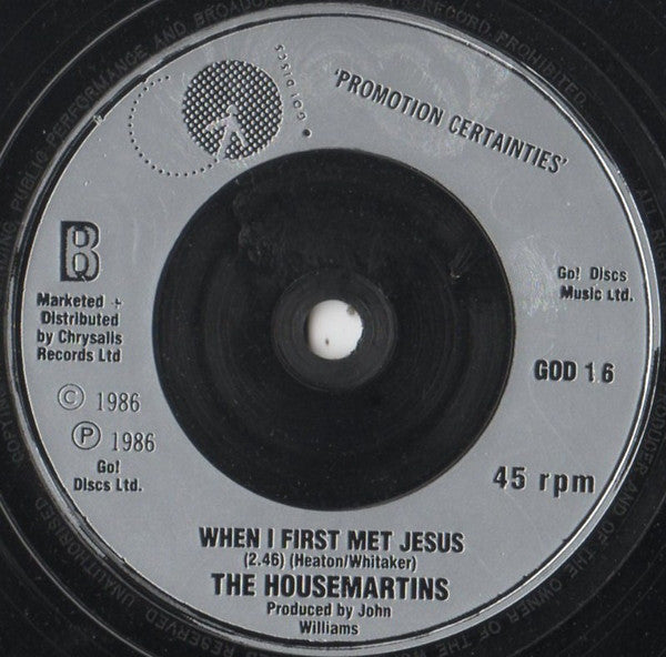 Housemartins - Caravan Of Love - Used Vinyl Record 7" image 4