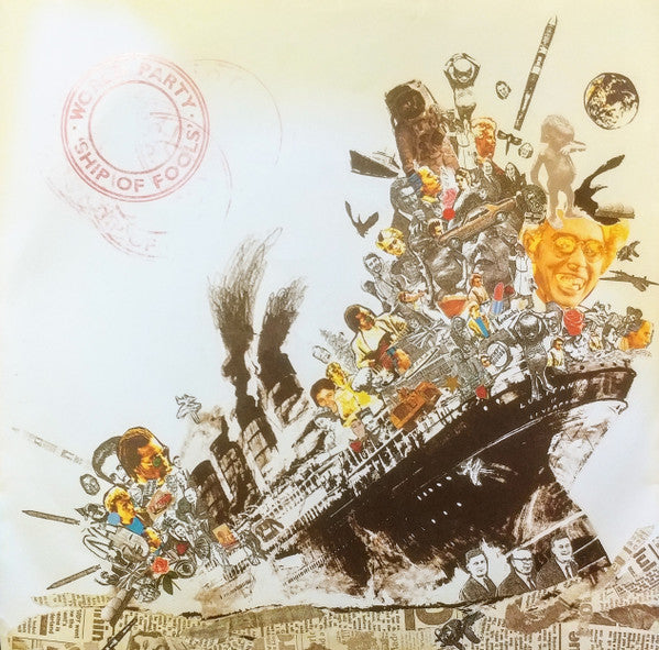 World Party - Ship Of Fools - Used Vinyl Record 7" image 2