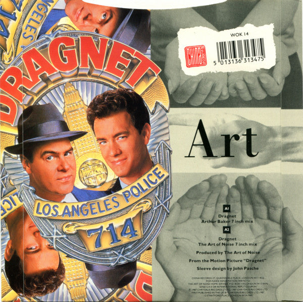 Art Of Noise - Dragnet - Used Vinyl Record 7" image 2