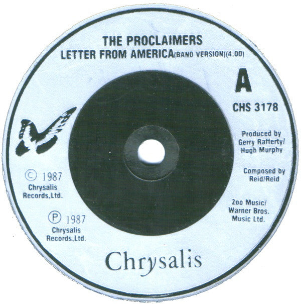 Proclaimers - Letter From America (Band Version) - Used Vinyl Record image 7