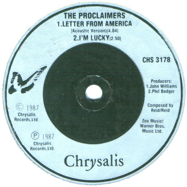 Proclaimers - Letter From America (Band Version) - Used Vinyl Record image 8