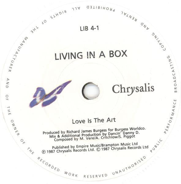 Living In A Box - Love Is The Art - Used Vinyl Record 7" image 3
