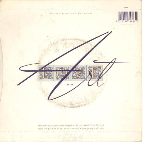 Living In A Box - Love Is The Art - Used Vinyl Record 7" image 6