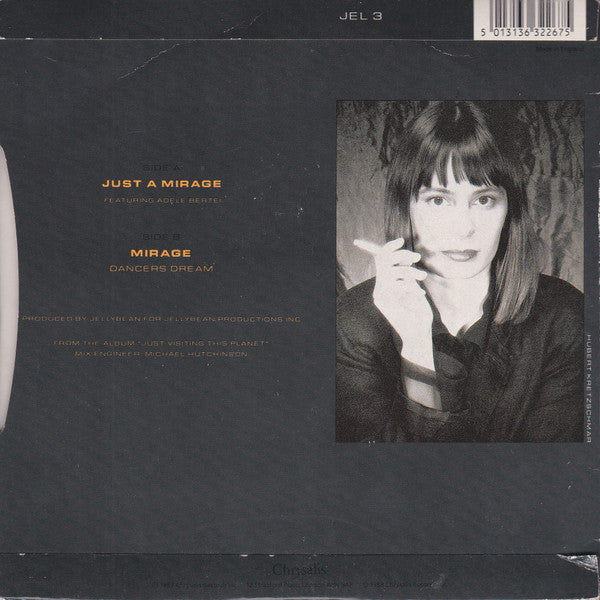 John "Jellybean" Ben - Just A Mirage - Used Vinyl Record 7" image 2